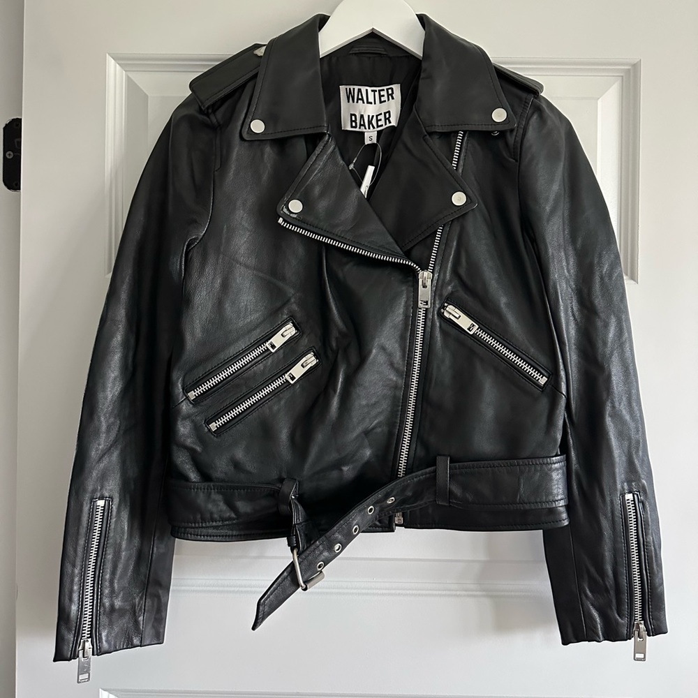 Walter Baker Allison Jacket, Black - Leather